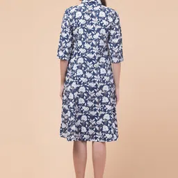 Hive91 Floral Print A-Line Dress image 5