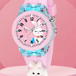 SWADESI STUFF Unisex Kids Dial & Bracelet Style Straps Analogue Watch MULTI RABBIT-picture-5