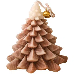 Aromatic Fables Brown & White 1 pieces Pillar Candle image 2