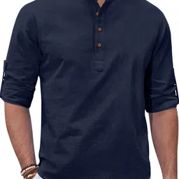 ZELINCO Men Thread Work Kurta image 3