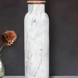 Allo White Single Copper Printed Water Bottle-picture-19