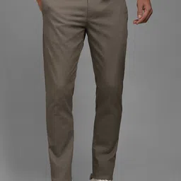 Louis Philippe Sport Men Textured Slim Fit Trousers-picture-29