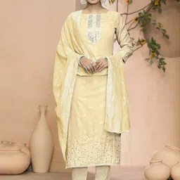 MANVAA Embellished Unstitched Dress Material-picture-34