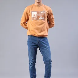 V-Mart Men Printed Sweatshirt image 2