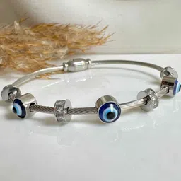 Zabby Allen Stainless Steel Bangle-Style Bracelet-picture-33