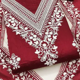 Altecia Embroidered Unstitched Dress Material image 2