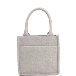 BohoGirl Women Embellished Structured Cotton Tote Bag image 4