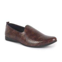 FAUSTO Men Textured PU Slip-On Mojaris Casual Shoes-picture-41
