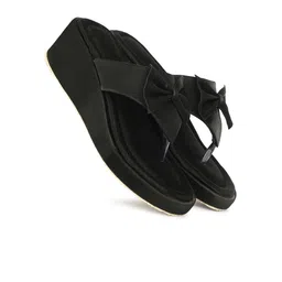 RIMEZS Women Wedge Sandals with Bows image 2