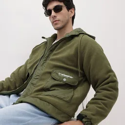 The Roadster Life Co. Fleece Padded Hooded Jacket-picture-32