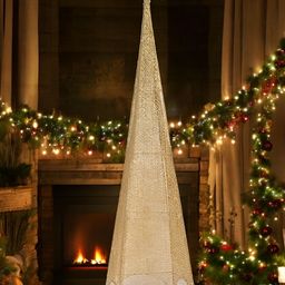TAYHAA Yellow Christmas Tree Tower-picture-33