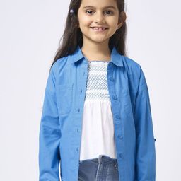 Ed-a-Mamma Girls Cotton Top With Shirt-picture-38