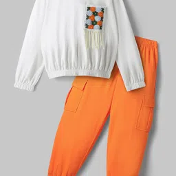 YK Girls Round Neck T-shirt With Joggers-picture-10