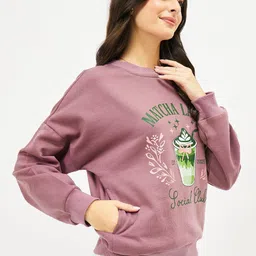 Athena Women Printed Sweatshirt image 2
