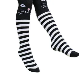 NESKA MODA Girls Knee Length Cotton Socks image 1