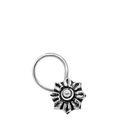 925 SILLER Rhodium-Plated Stud Nosepin image 3