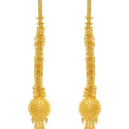 Luv Fashion Circular Drop Earrings image 2