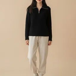 Mast & Harbour Women Ribbed Pullover-picture-23