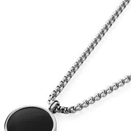 SK Enterprisess Silver-Plated Circular Pendants with Chains image 4