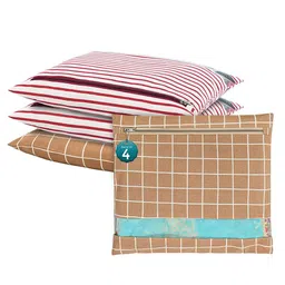 Kuber Industries Brown Set of 4 Regular Multi-Utility Organisers-picture-33