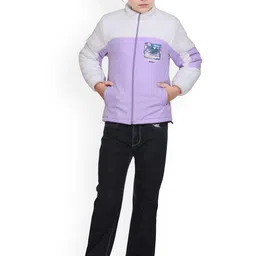 Killer Girls Stand Collar Graphic Printed Padded Jacket image 3