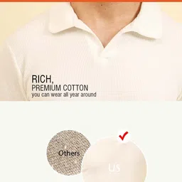 UNIQSOME Men Polo Collar T-shirt image 3