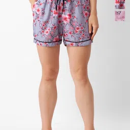 FashionRack Women Pack of 2 Mid-Rise Printed Lounge Shorts-picture-29