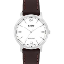 CASIO Women Brass Dial & Leather Cuff Straps Analogue Watch A2448-picture-24