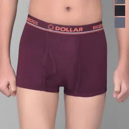 Dollar Bigboss Boys Pack Of 4 Solid Trunks MBKTR-01-MINI-PO4-CO1-picture-50