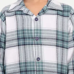 Clt.s Unisex Kids Checked Night suit image 5