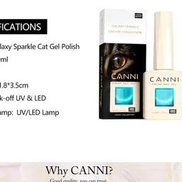 CANNI Hema Free Gel Nail Polish - 9 ml - Shade - 8040 image 4