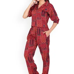 BAESD Printed Crop Shirt With Palazzo Co-Ords image 4