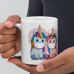 Mr UVD White & Pink Graphic Printed Ceramic Glossy Mug 350 ml-image-70