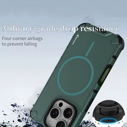 Karwan Unisex iPhone 16 Pro Solid Mag-Safe Back Case image 4