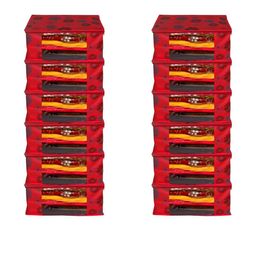 AMAK INC Red Fabric Multi-Utility Wardrobe Organisers-picture-11