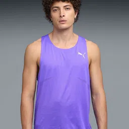 Puma Raceday Ultraspun Round Neck Singlet T-shirt-image-30