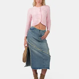 Virgio Women Cable Knit Crop Cardigan-picture-31