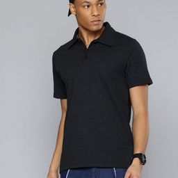 Moda Rapido Men Solid Polo Collar Cotton Relaxed Fit T-shirt-picture-35