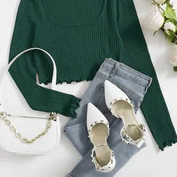 RC NEOEN Ruffles Cotton Crop Top-picture-29