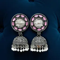 ANTICO Circular Jhumkas Earrings image 3