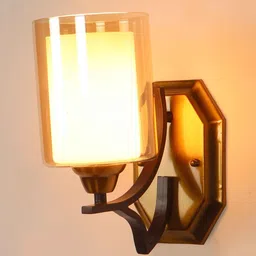Haye Gold and Brown Iron Wall Light by Eliante by Jainsons Lights image 4