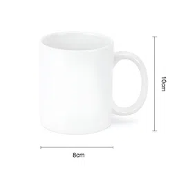 ARTBUG White & Orange Best Boss Printed Ceramic Glossy Coffee Mug image 2