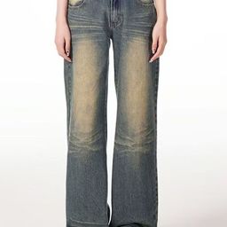 LULU & SKY Women Boyfriend Fit Low-Rise Low Distress Heavy Fade Jeans-picture-38