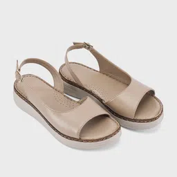 Lino Perros Women Open Toe Comfort Heel Sandals With Buckles-picture-29