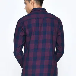 PASSPORT JEANS Men Classic Checked Casual Shirt image 2