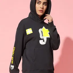 GRIFFEL Women Graphic Printed Sweatshirt image 5