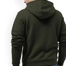 TOGS & TERRE Men Printed Fur Hooded Sweatshirt image 2