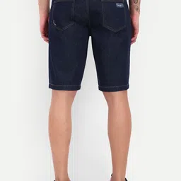 COSMIC Men Washed Slim Fit Denim Denim Shorts image 4