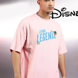 HIGHLANDER Disney Men Donald Duck Round Neck Oversized Drop Shoulder Tshirt image 5