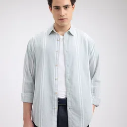 Pepe Jeans Striped Spread Collar Opaque Casual Shirt image 2